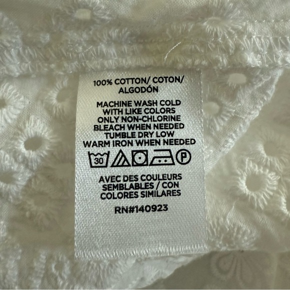 LOFT Eyelet Everyday Oversized Pocket Shirt Small - Picture 5 of 10